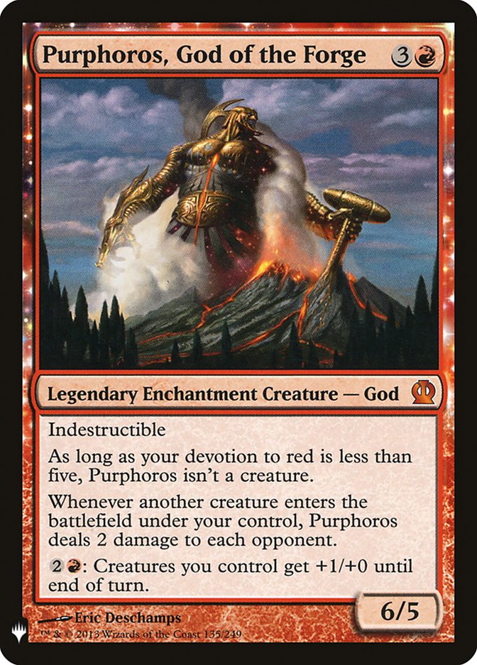 Purphoros, God of the Forge [Mystery Booster] | Anubis Games and Hobby