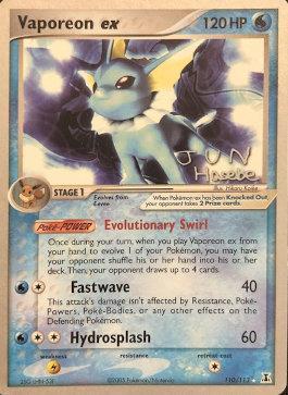 Vaporeon ex (110/113) (Flyvees - Jun Hasebe) [World Championships 2007] | Anubis Games and Hobby