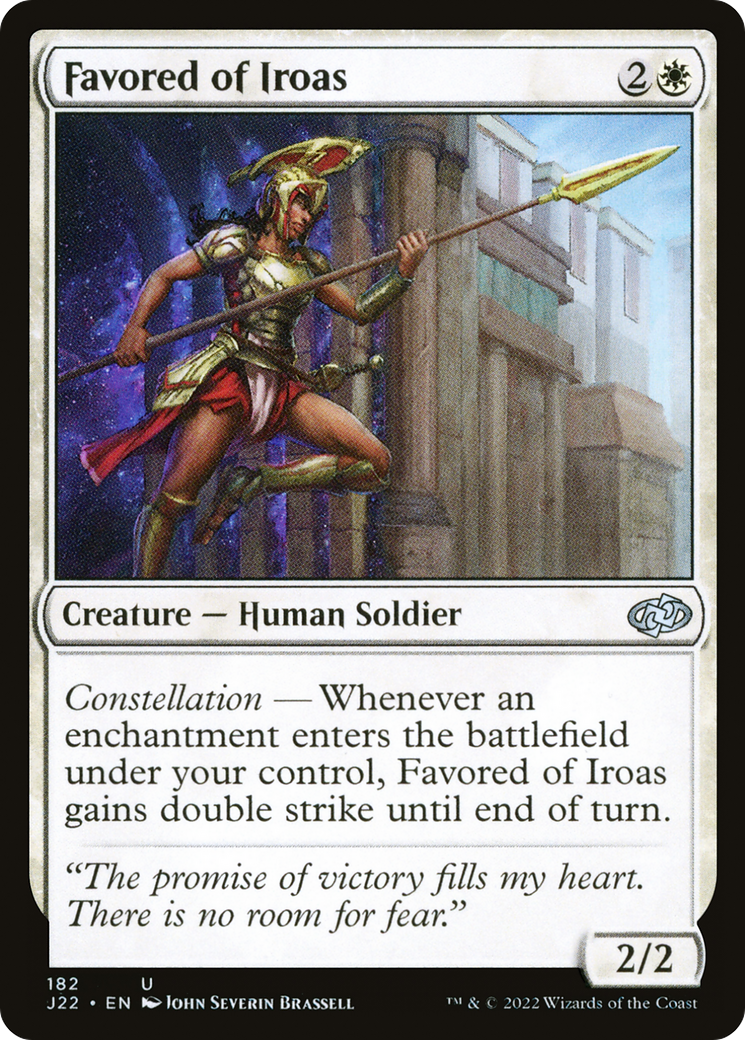 Favored of Iroas [Jumpstart 2022] | Anubis Games and Hobby
