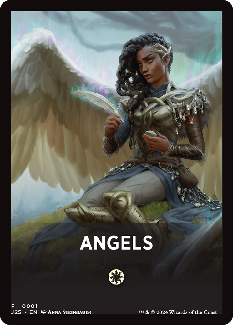 Angels Theme Card [Foundations Jumpstart Front Cards] | Anubis Games and Hobby