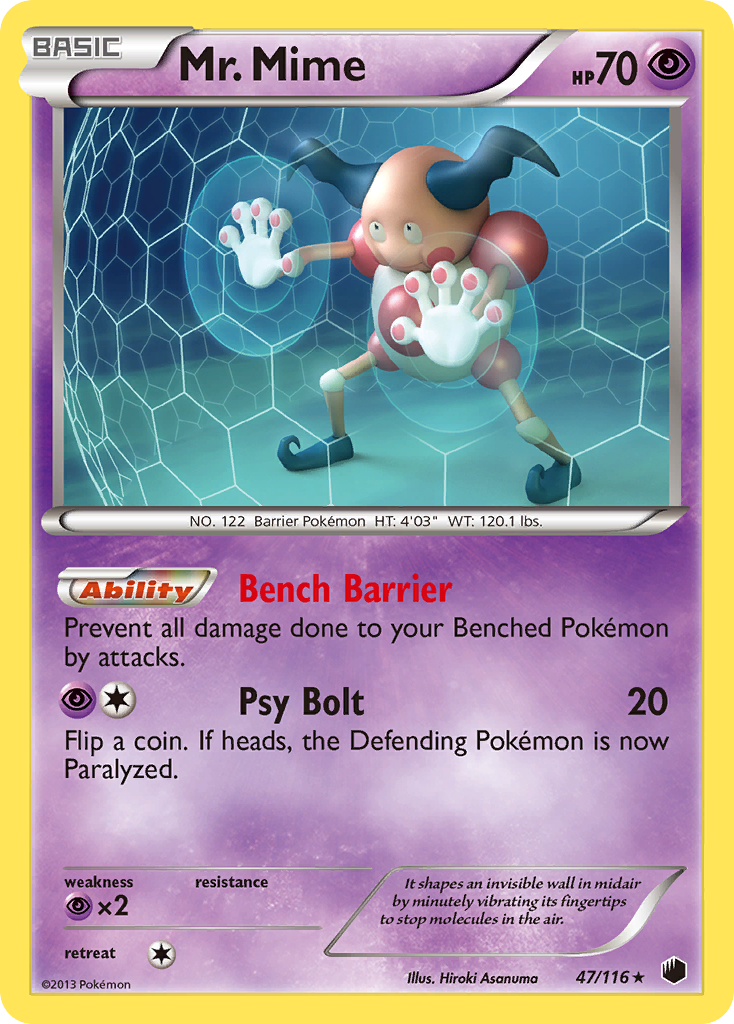 Mr. Mime (47/116) [Black & White: Plasma Freeze] | Anubis Games and Hobby