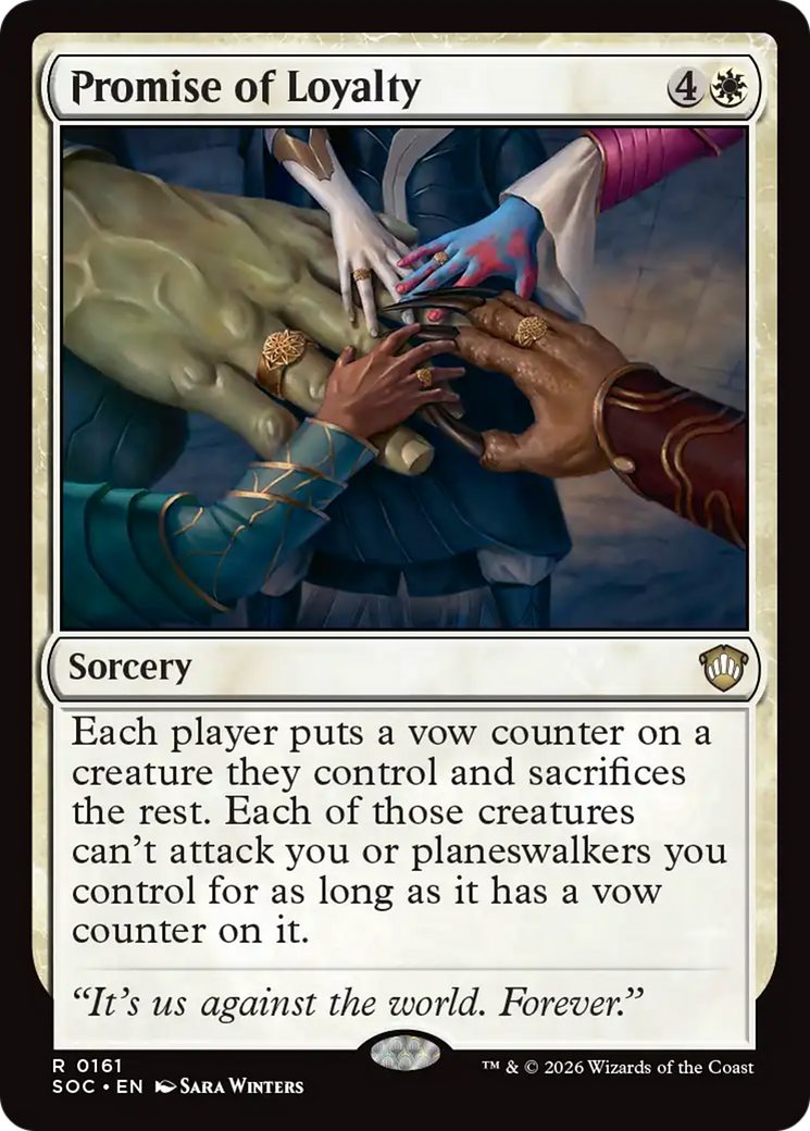 Promise of Loyalty [Secrets of Strixhaven Commander] | Anubis Games and Hobby
