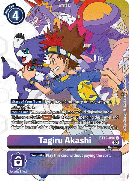 Tagiru Akashi [BT12-096] (Alternate Art) [Across Time] | Anubis Games and Hobby