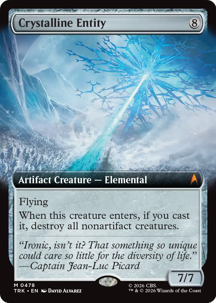 Crystalline Entity (Extended Art) [Star Trek] | Anubis Games and Hobby