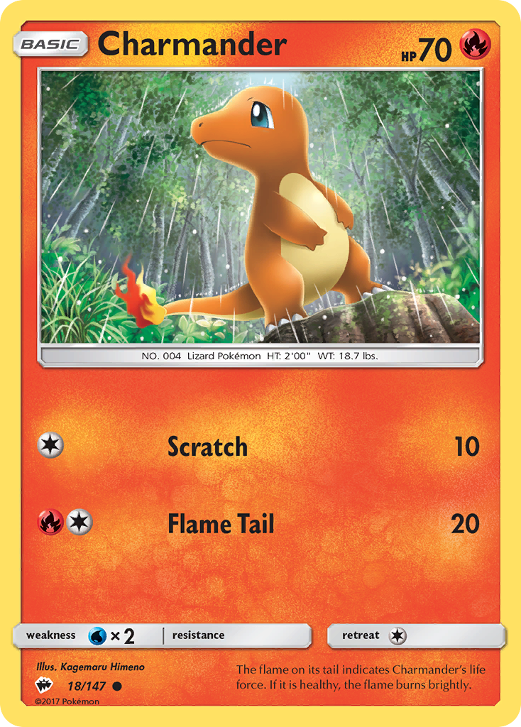 Charmander (18/147) [Sun & Moon: Burning Shadows] | Anubis Games and Hobby