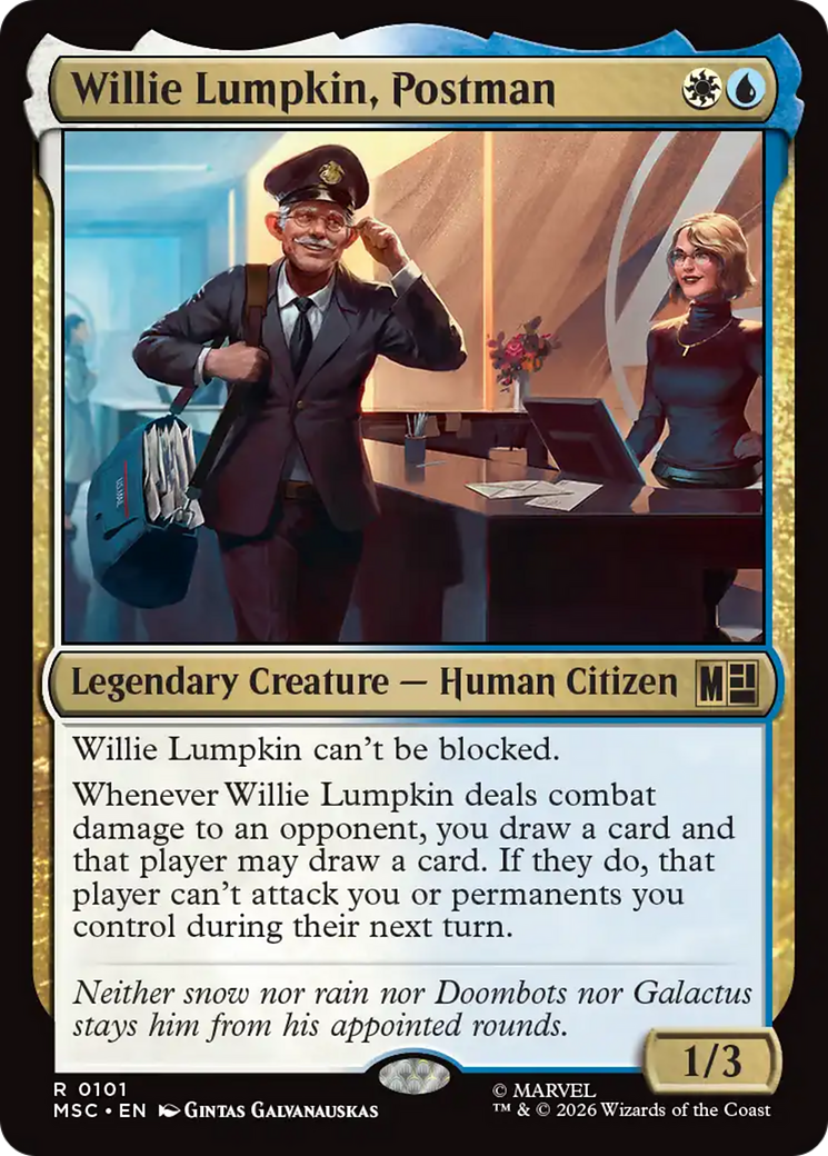 Willie Lumpkin, Postman [Marvel Super Heroes Commander] | Anubis Games and Hobby