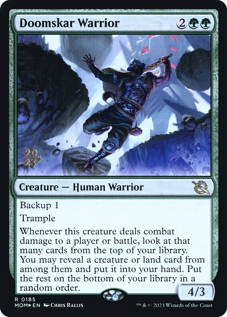 Doomskar Warrior [March of the Machine Prerelease Promos] | Anubis Games and Hobby