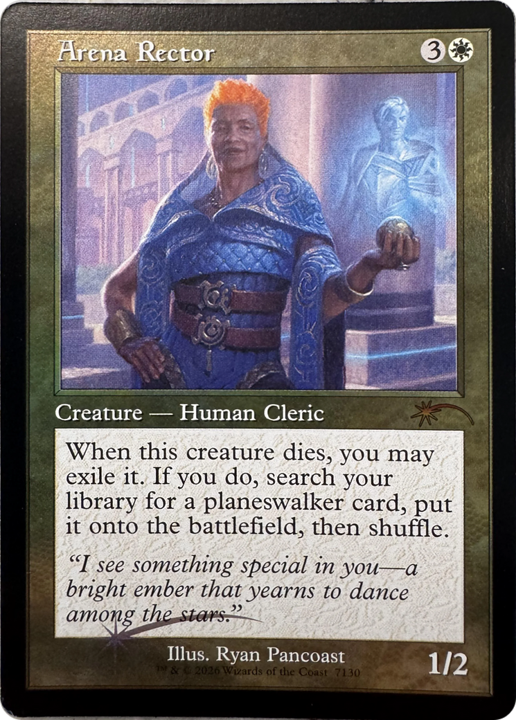 Arena Rector (Retro Frame) [Secret Lair Drop Series] | Anubis Games and Hobby