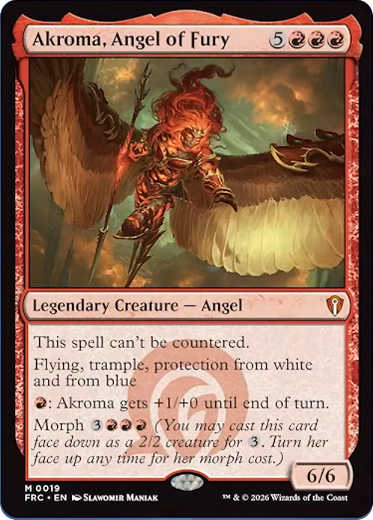 Akroma, Angel of Fury [Reality Fracture Commander] | Anubis Games and Hobby