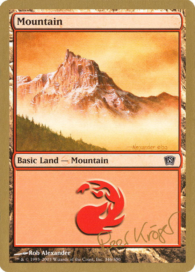 Mountain (pk346) (Peer Kroger) [World Championship Decks 2003] | Anubis Games and Hobby