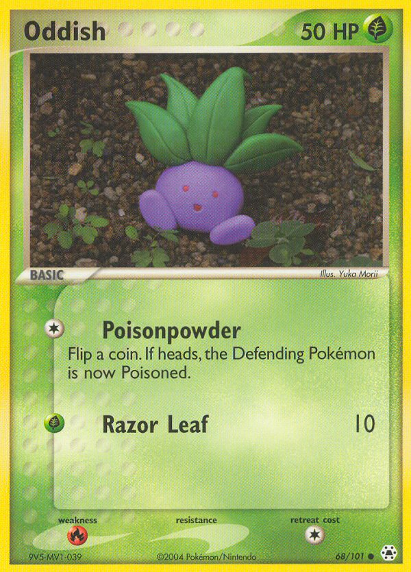 Oddish (68/101) [EX: Hidden Legends] | Anubis Games and Hobby