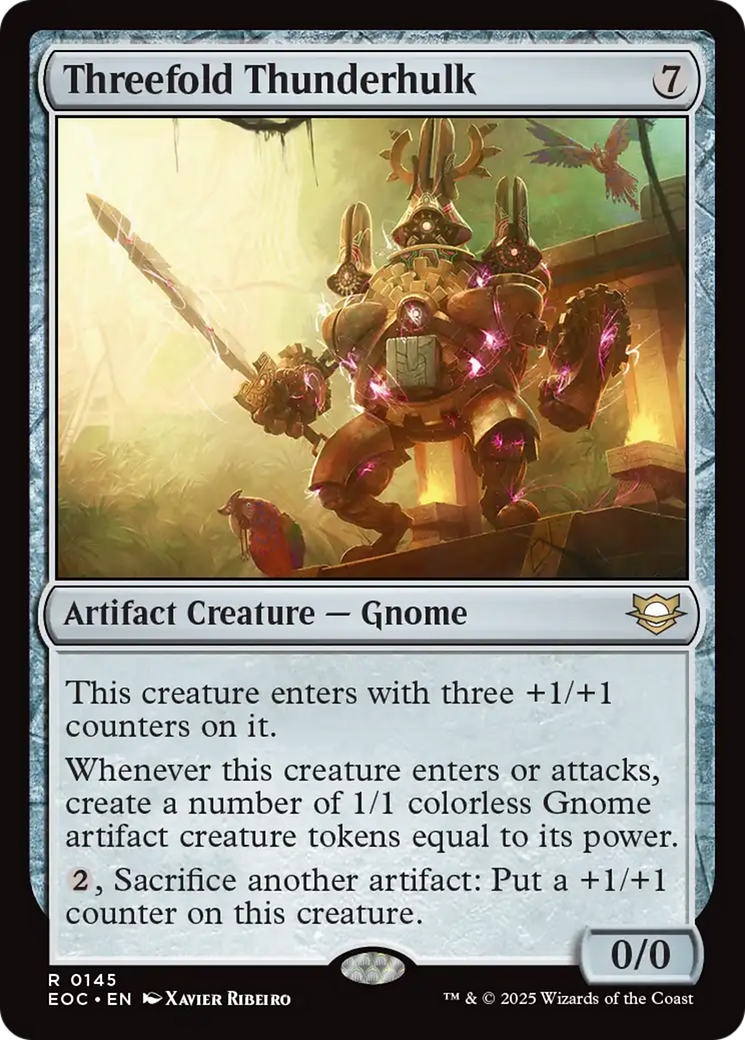 Threefold Thunderhulk [Edge of Eternities Commander] | Anubis Games and Hobby