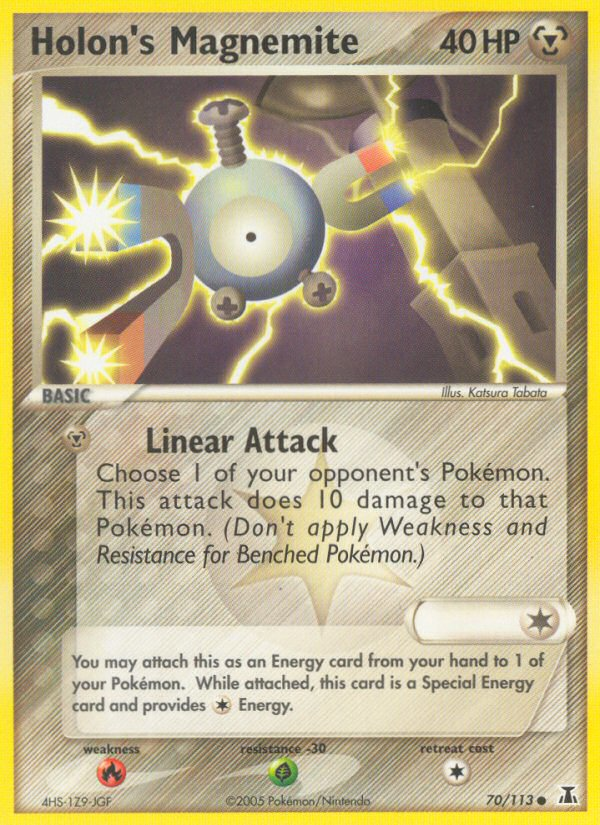Holon's Magnemite (70/113) [EX: Delta Species] | Anubis Games and Hobby
