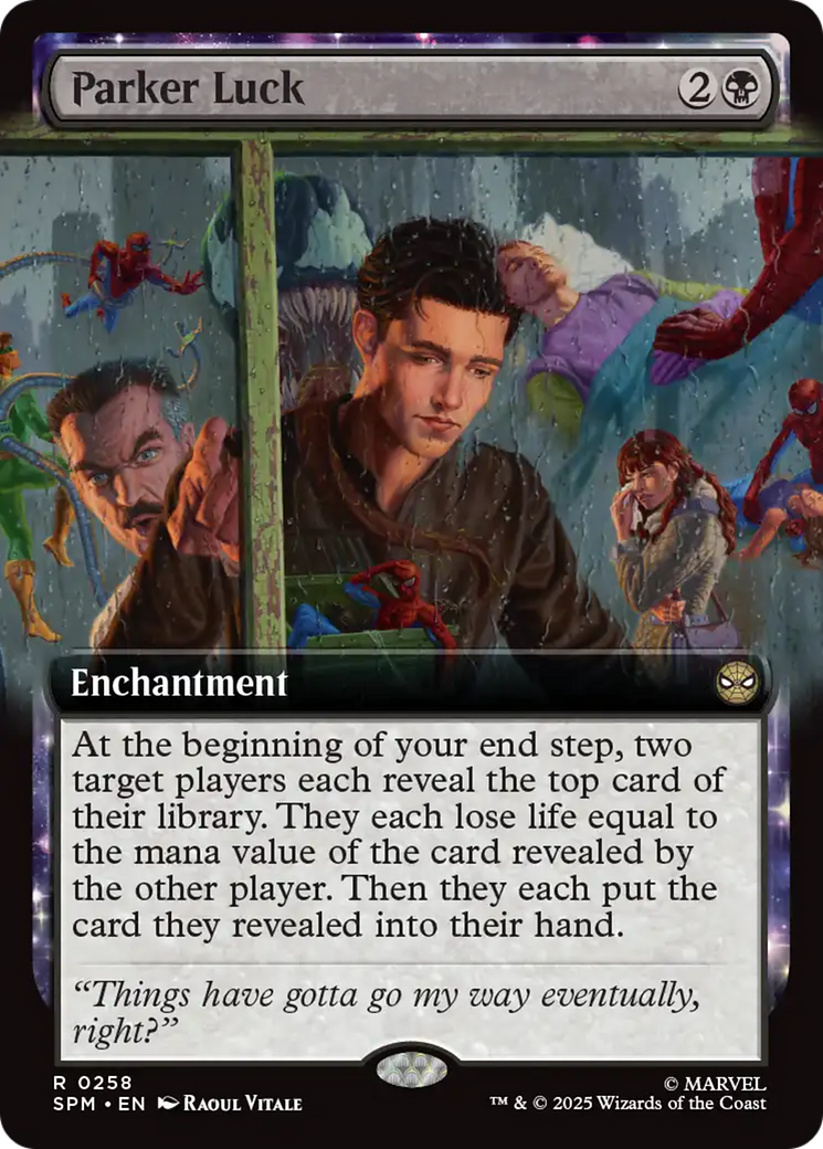 Parker Luck (Extended Art) [Marvel's Spider-Man] | Anubis Games and Hobby