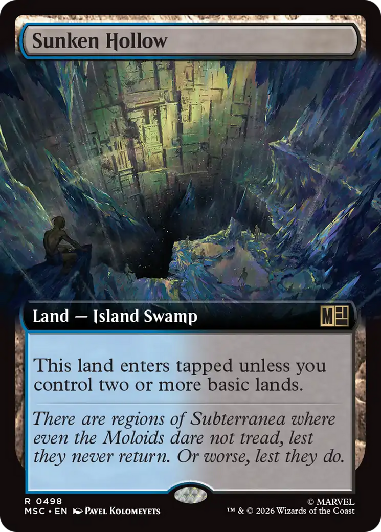 Sunken Hollow (Extended Art) [Marvel Super Heroes Commander] | Anubis Games and Hobby