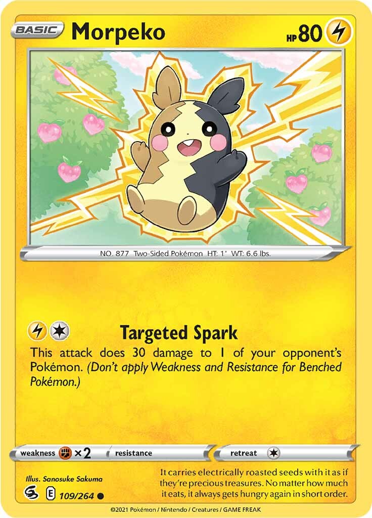 Morpeko (109/264) [Sword & Shield: Fusion Strike] | Anubis Games and Hobby