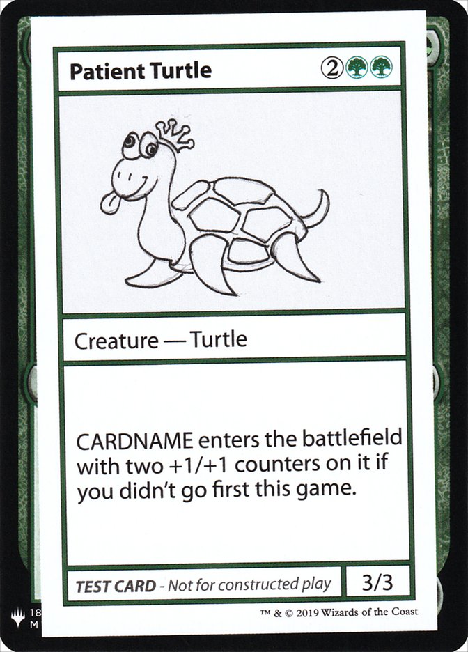 Patient Turtle [Mystery Booster Playtest Cards] | Anubis Games and Hobby