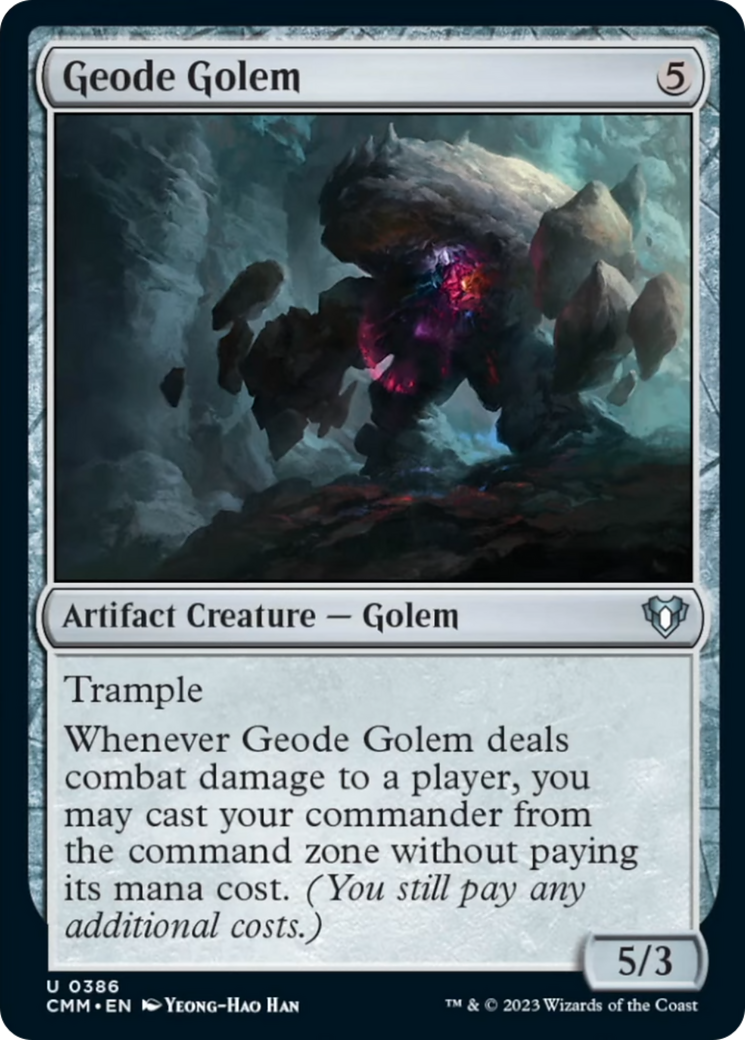 Geode Golem [Commander Masters] | Anubis Games and Hobby