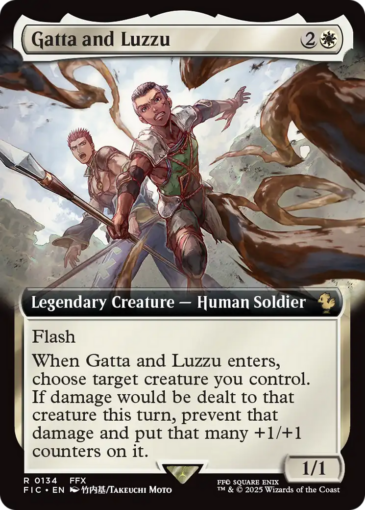 Gatta and Luzzu (Extended Art) [FINAL FANTASY Commander] | Anubis Games and Hobby