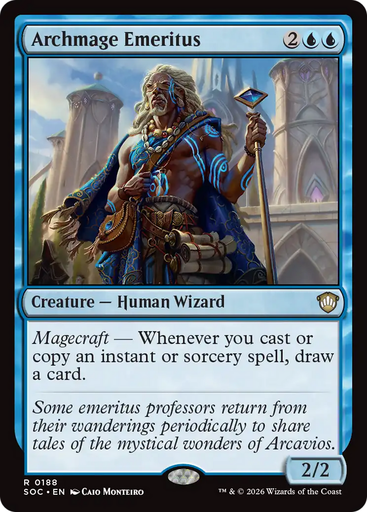 Archmage Emeritus [Secrets of Strixhaven Commander] | Anubis Games and Hobby