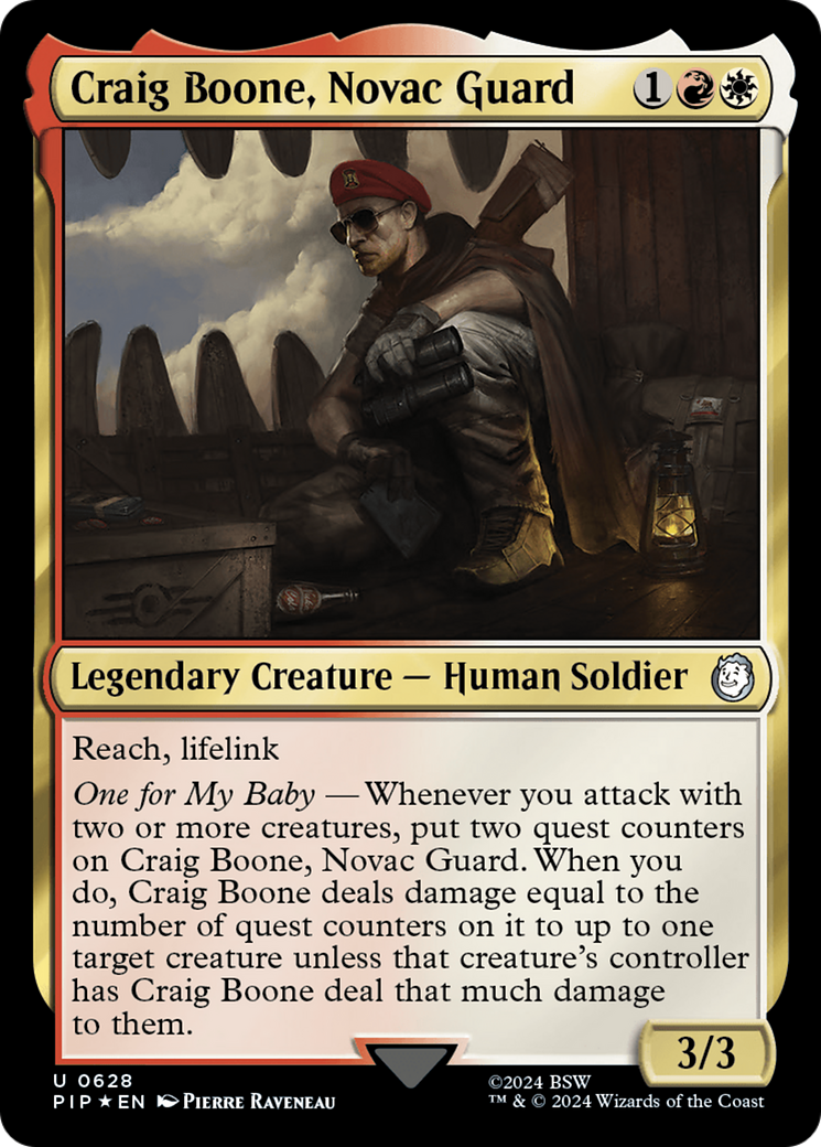 Craig Boone, Novac Guard (Surge Foil) [Fallout] | Anubis Games and Hobby