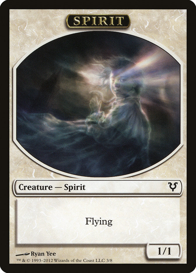 Spirit Token (3/8) [Avacyn Restored Tokens] | Anubis Games and Hobby