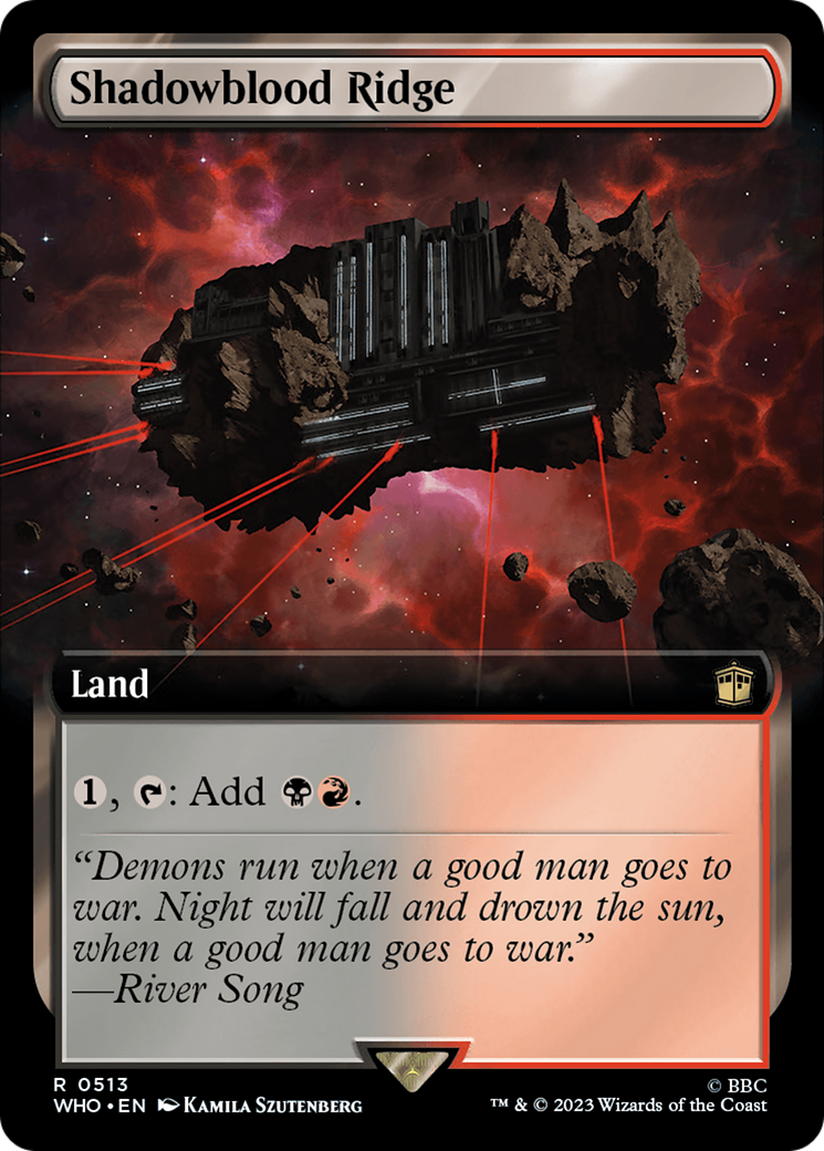 Shadowblood Ridge (Extended Art) [Doctor Who] | Anubis Games and Hobby