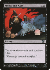 Ambition's Cost (Oversized) [Eighth Edition Box Topper] | Anubis Games and Hobby