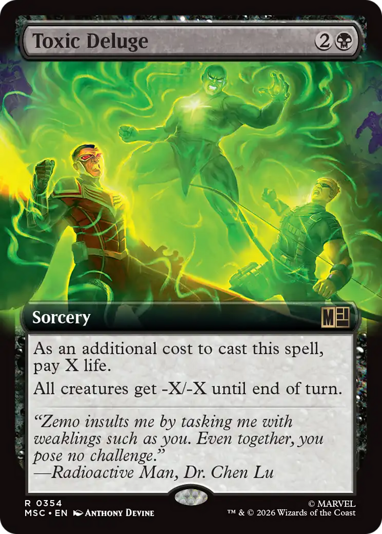 Toxic Deluge (Extended Art) [Marvel Super Heroes Commander] | Anubis Games and Hobby