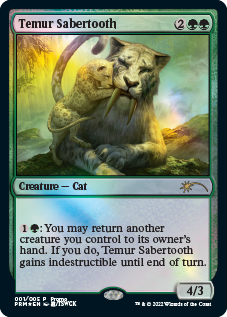 Temur Sabertooth [Year of the Tiger 2022] | Anubis Games and Hobby