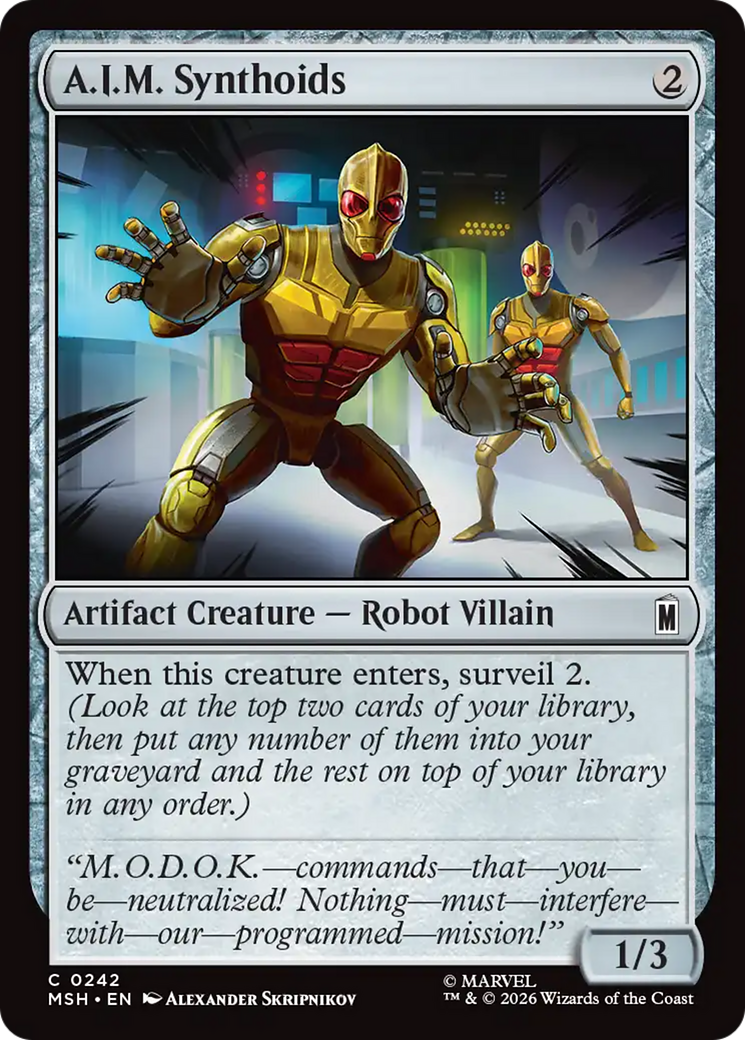 A.I.M. Synthoids [Marvel Super Heroes] | Anubis Games and Hobby