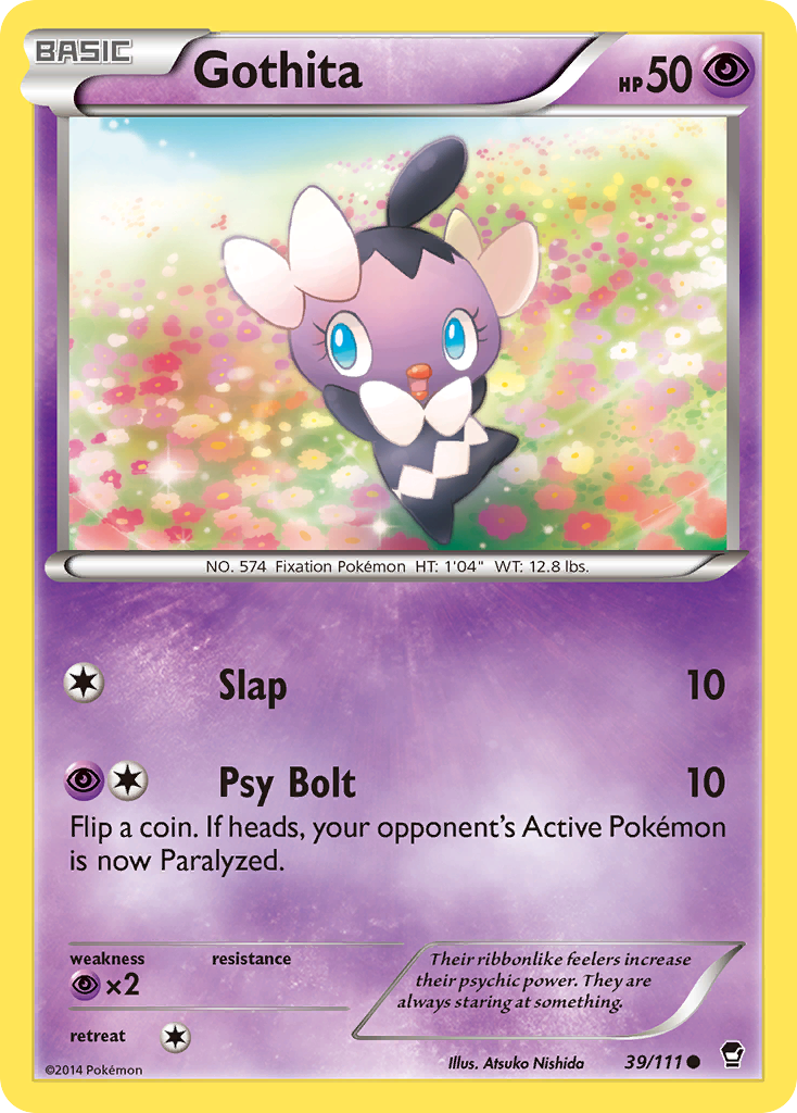 Gothita (39/111) [XY: Furious Fists] | Anubis Games and Hobby