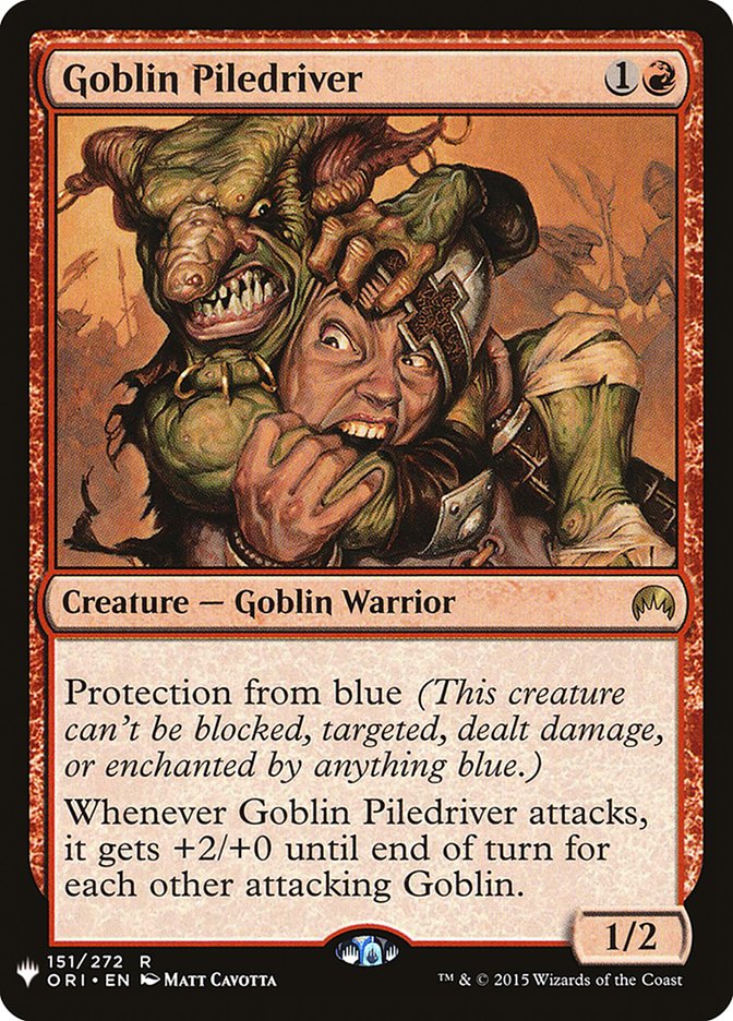 Goblin Piledriver [Mystery Booster] | Anubis Games and Hobby