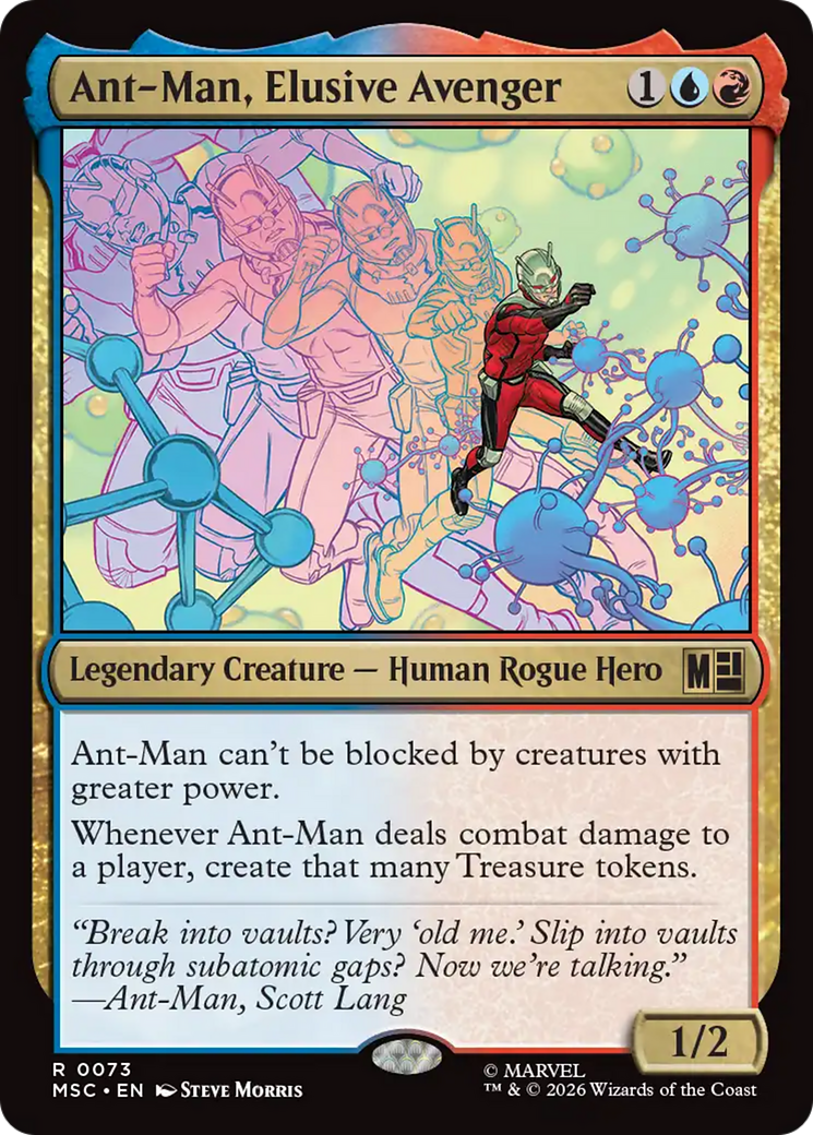 Ant-Man, Elusive Avenger (Surge Foil) [Marvel Super Heroes Commander] | Anubis Games and Hobby
