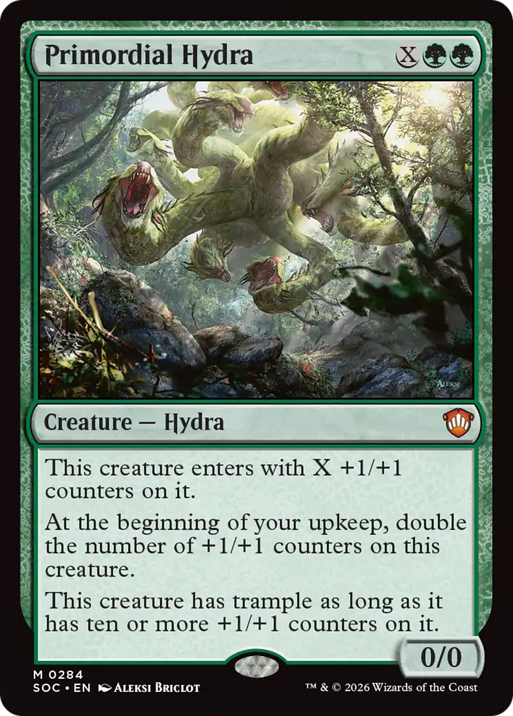Primordial Hydra [Secrets of Strixhaven Commander] | Anubis Games and Hobby
