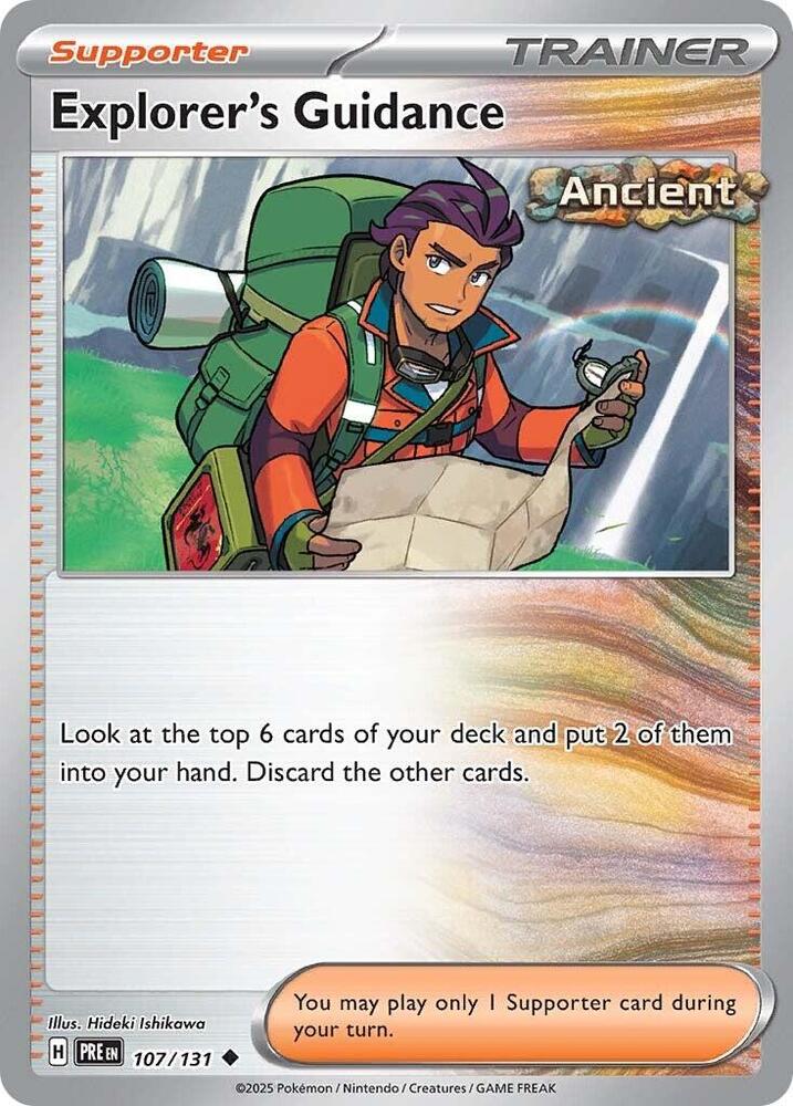 Explorer's Guidance (107/131) [Scarlet & Violet: Prismatic Evolutions] | Anubis Games and Hobby