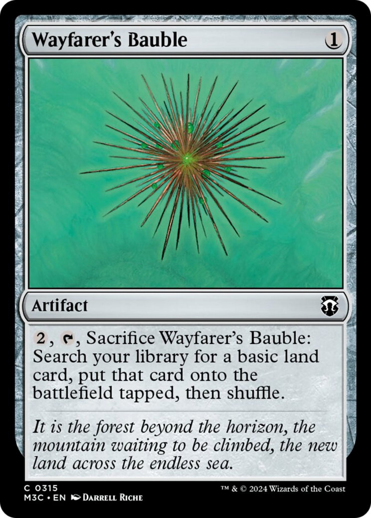 Wayfarer's Bauble (Ripple Foil) [Modern Horizons 3 Commander] | Anubis Games and Hobby