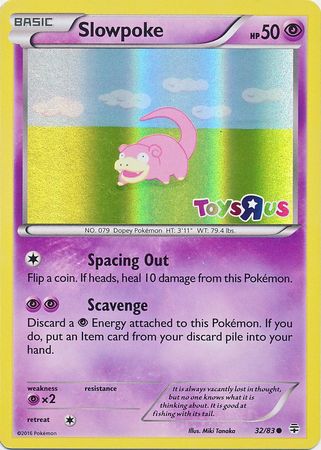 Slowpoke (32/83) (Toys R Us Promo) [XY: Generations] | Anubis Games and Hobby