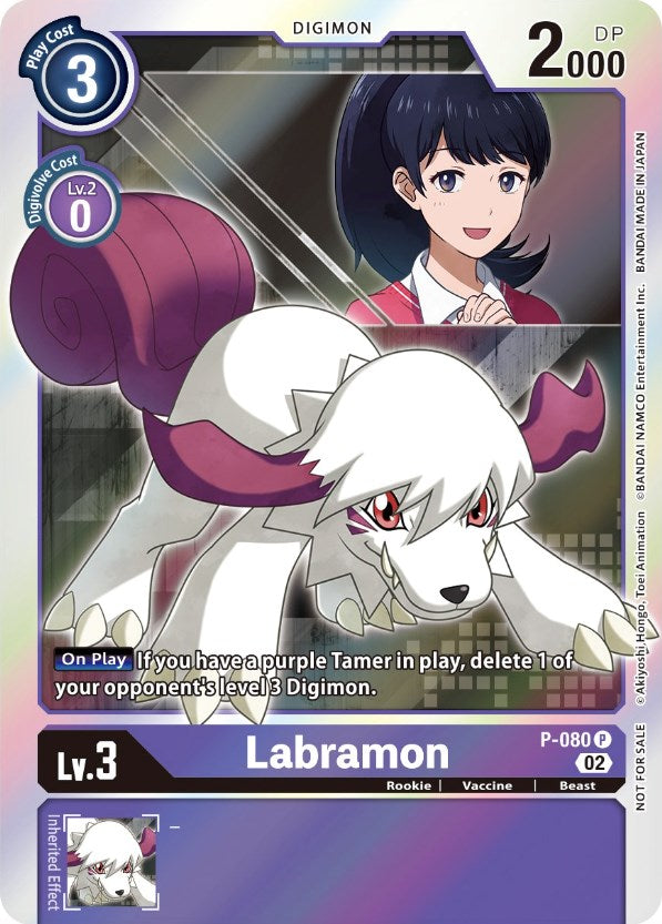 Labramon [P-080] (Digimon Survive Anime Expo 2022) [Promotional Cards] | Anubis Games and Hobby