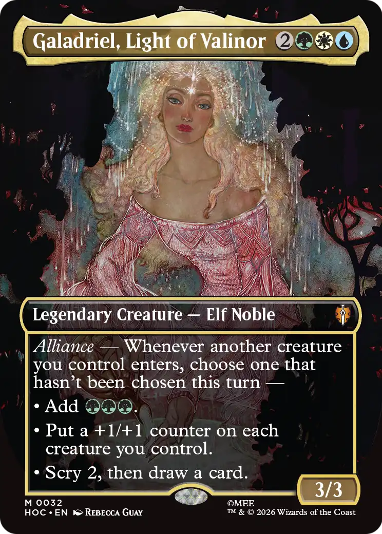 Galadriel, Light of Valinor (Borderless) [The Hobbit: Eternal-Legal] | Anubis Games and Hobby