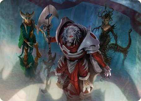 Norn's Decree Art Card [Phyrexia: All Will Be One Art Series] | Anubis Games and Hobby
