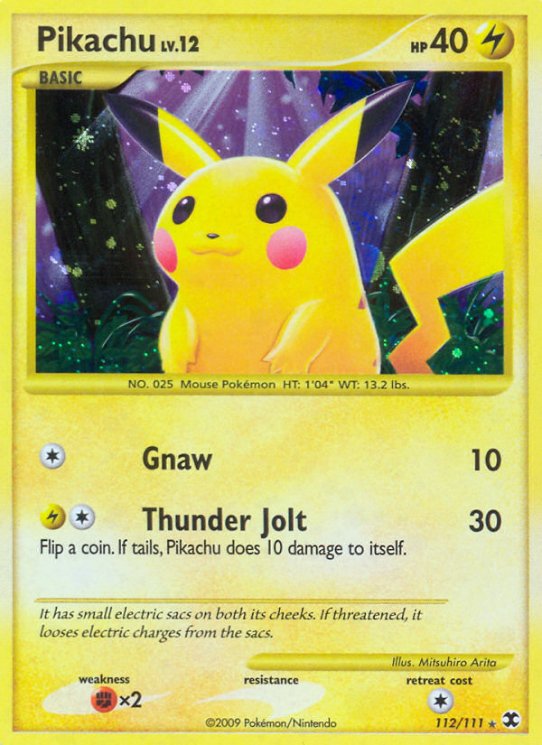 Pikachu (112/111) [Platinum: Rising Rivals] | Anubis Games and Hobby