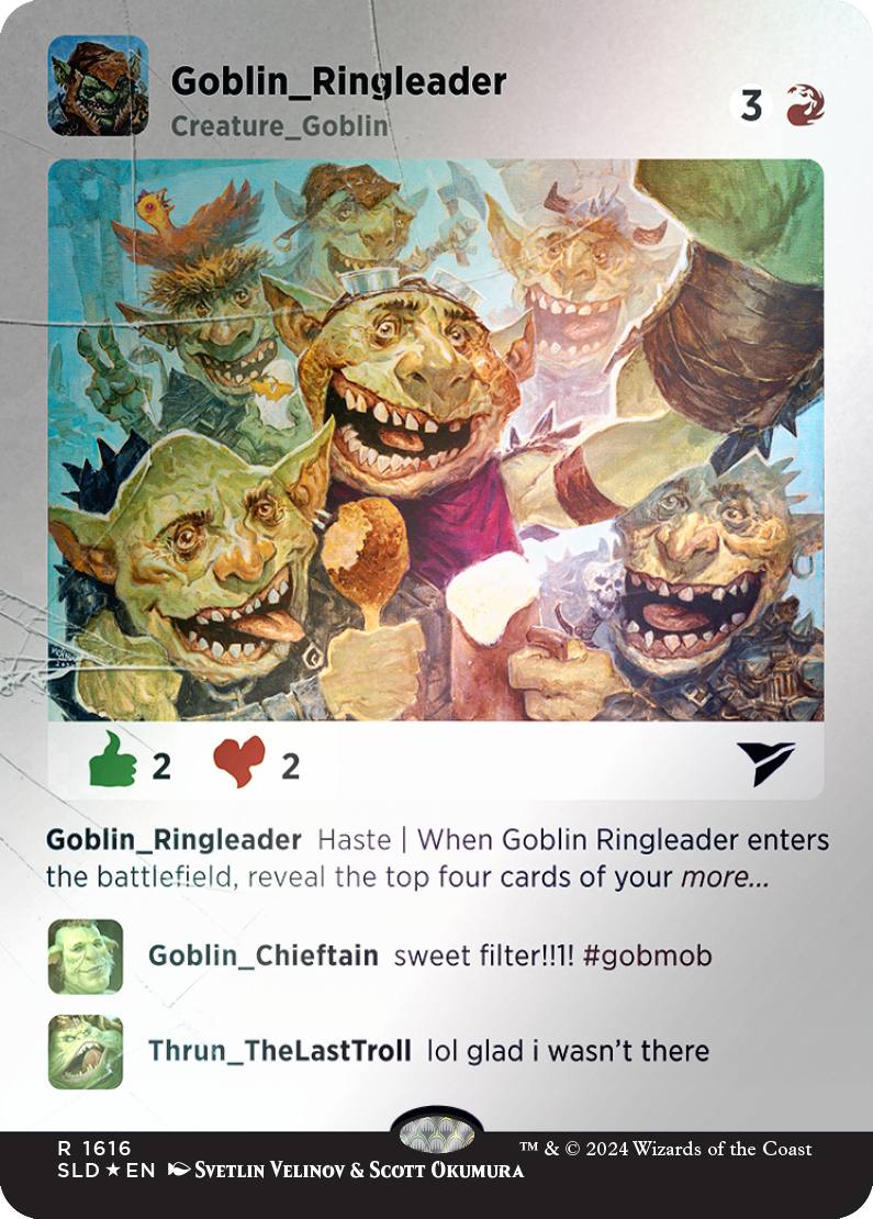 Goblin Ringleader (Rainbow Foil) [Secret Lair Drop Series] | Anubis Games and Hobby