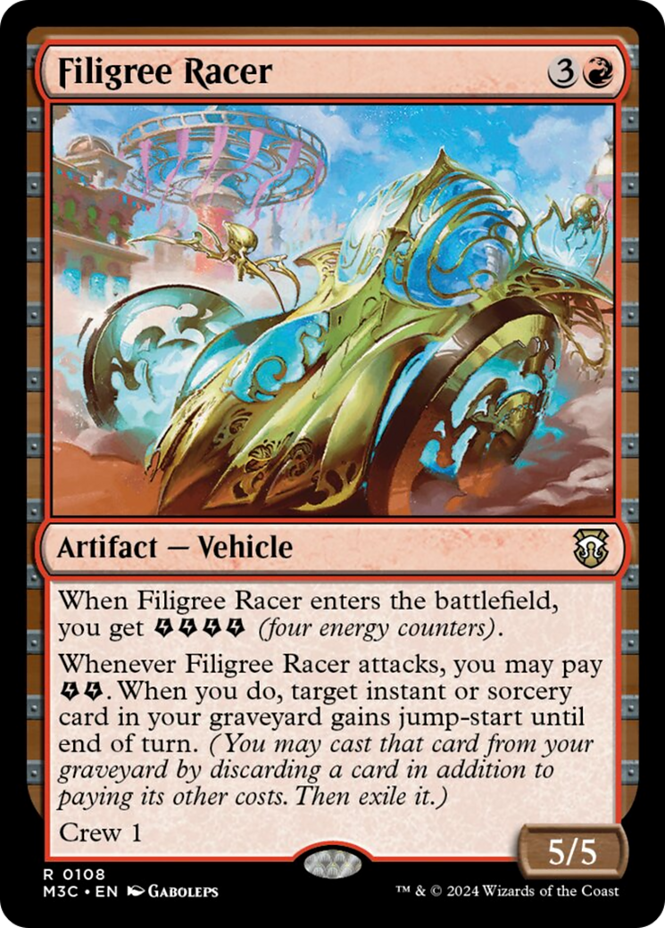 Filigree Racer [Modern Horizons 3 Commander] | Anubis Games and Hobby