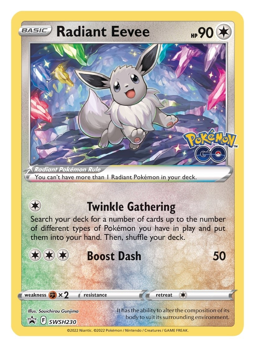 Radiant Eevee (SWSH230) [Sword & Shield: Black Star Promos] | Anubis Games and Hobby