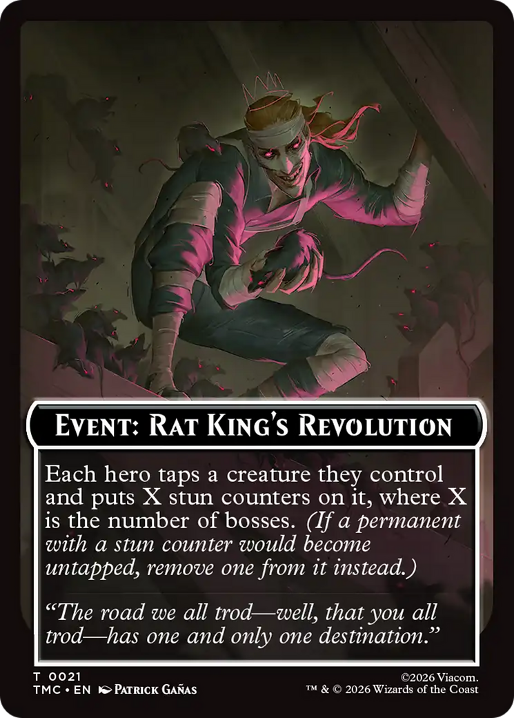 Event: Rat King's Revolution [Teenage Mutant Ninja Turtles Commander Tokens] | Anubis Games and Hobby
