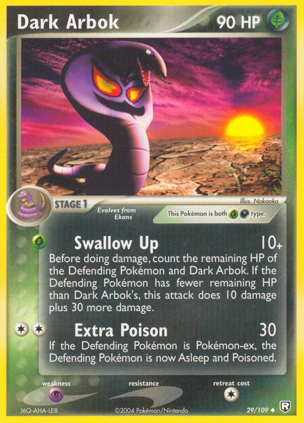 Dark Arbok (29/109) [EX: Team Rocket Returns] | Anubis Games and Hobby