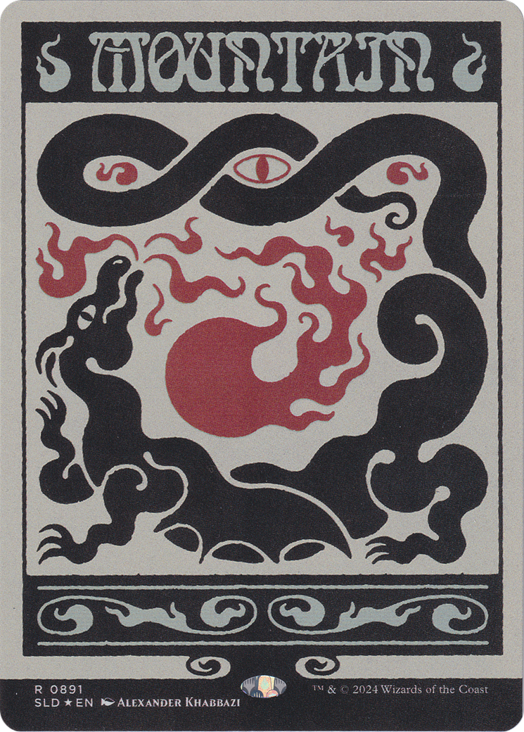 Mountain (0891) (Rainbow Foil) [Secret Lair Drop Series] | Anubis Games and Hobby