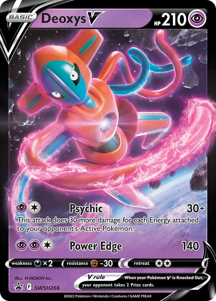 Deoxys V (SWSH266) [Sword & Shield: Black Star Promos] | Anubis Games and Hobby