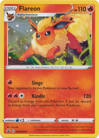 Flareon (SWSH041) [Sword & Shield: Black Star Promos] | Anubis Games and Hobby